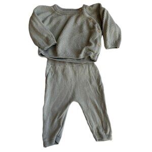 Matching Sage Green Knit Sweater and Pant